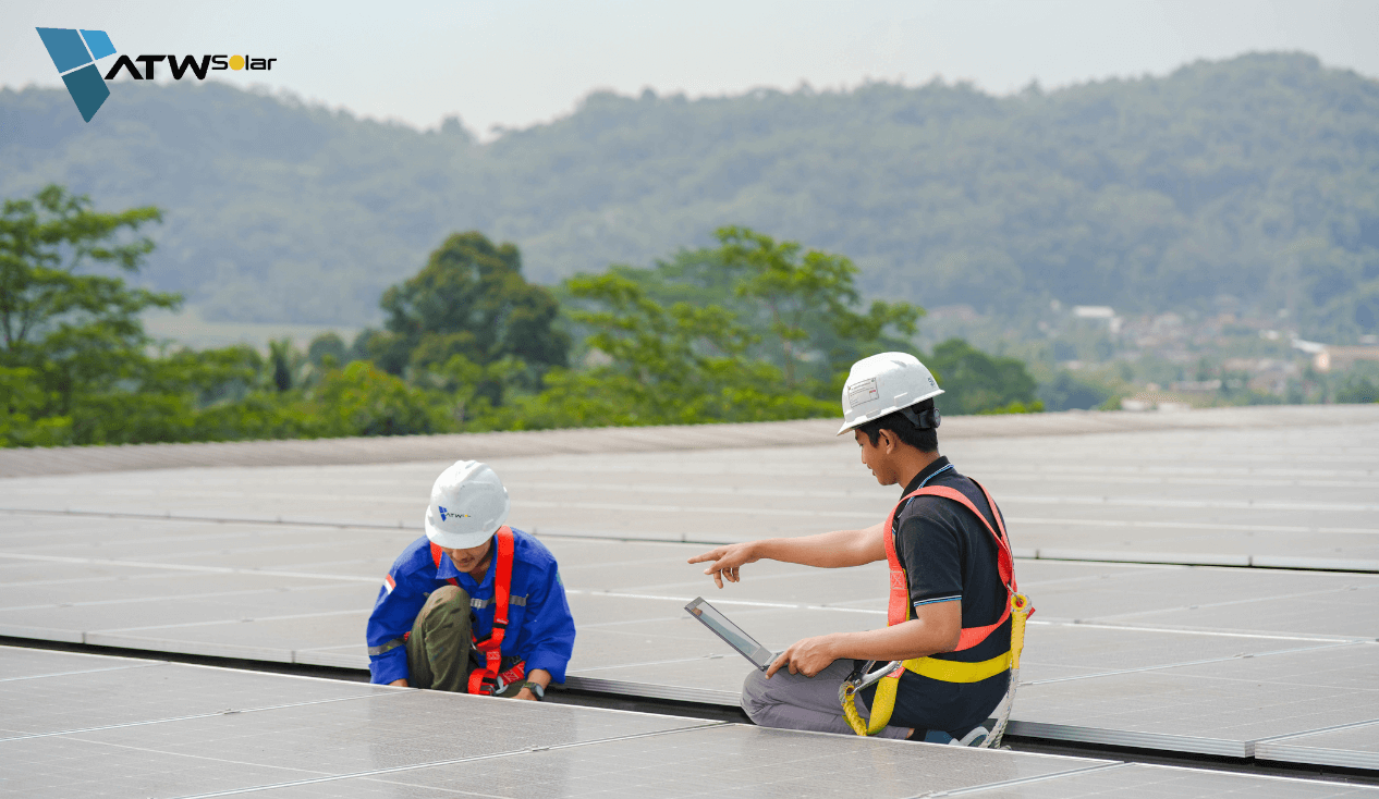 solar panel pemasangan